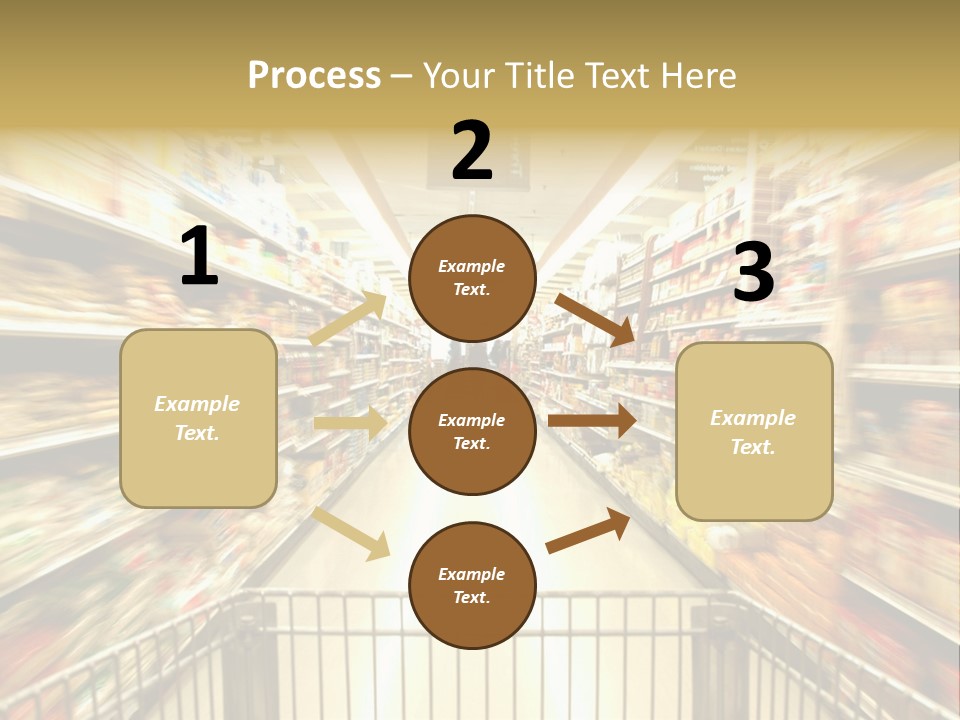 Supermarket Blur PowerPoint Template