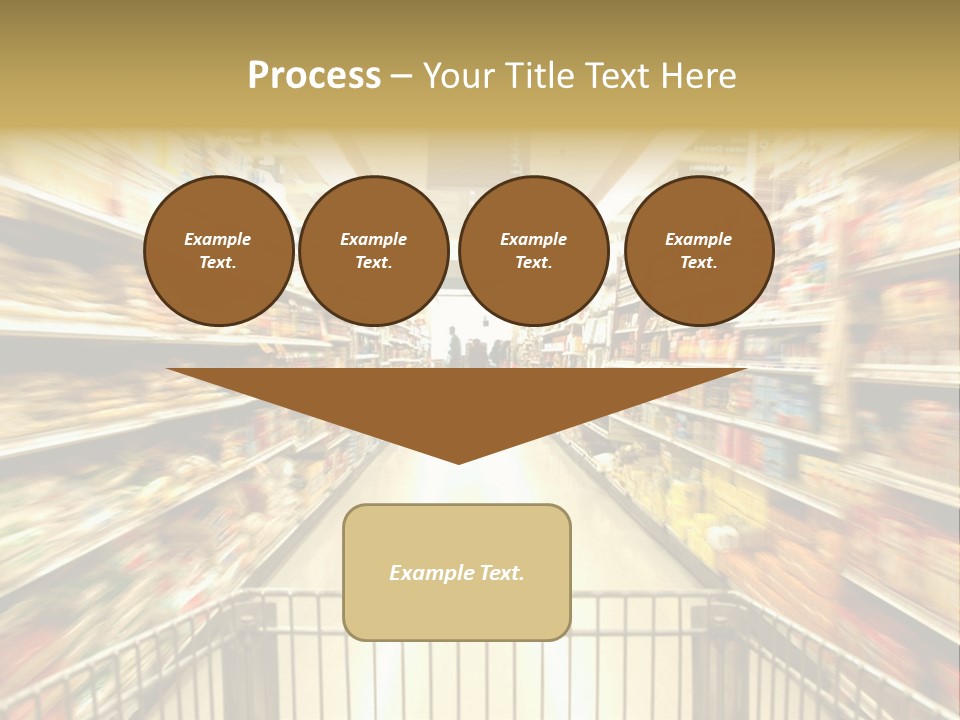 Supermarket Blur PowerPoint Template