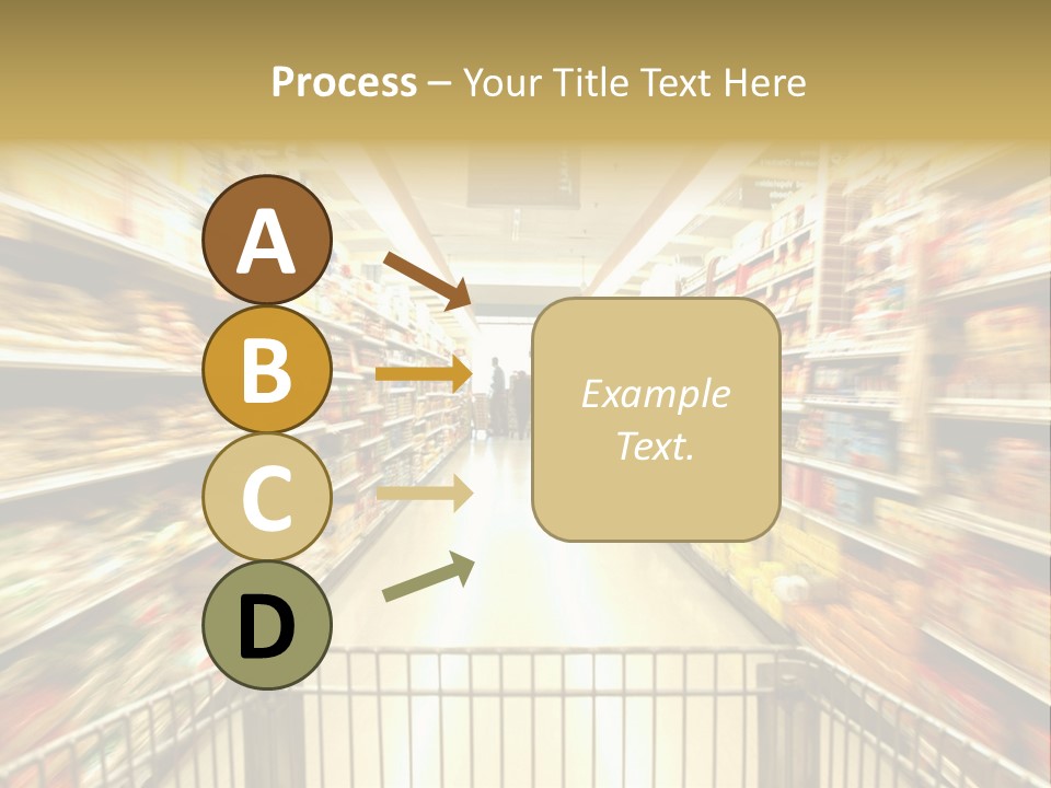 Supermarket Blur PowerPoint Template