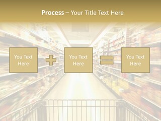 Supermarket Blur PowerPoint Template