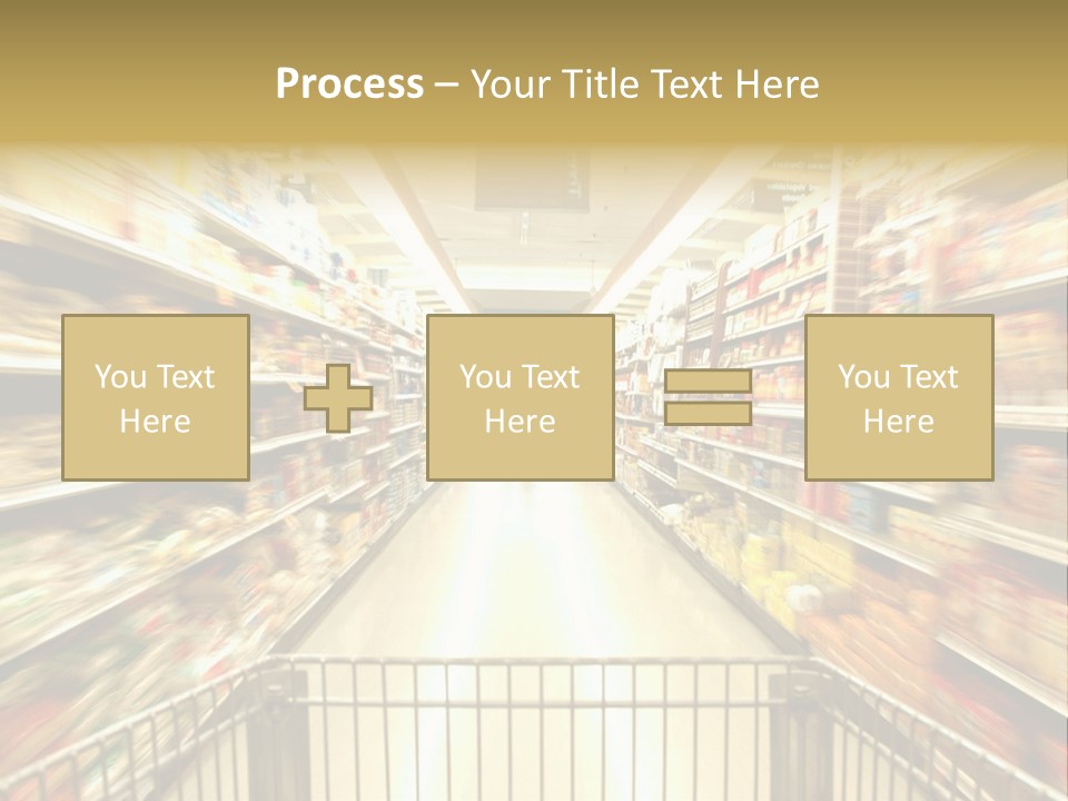 Supermarket Blur PowerPoint Template