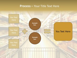 Supermarket Blur PowerPoint Template