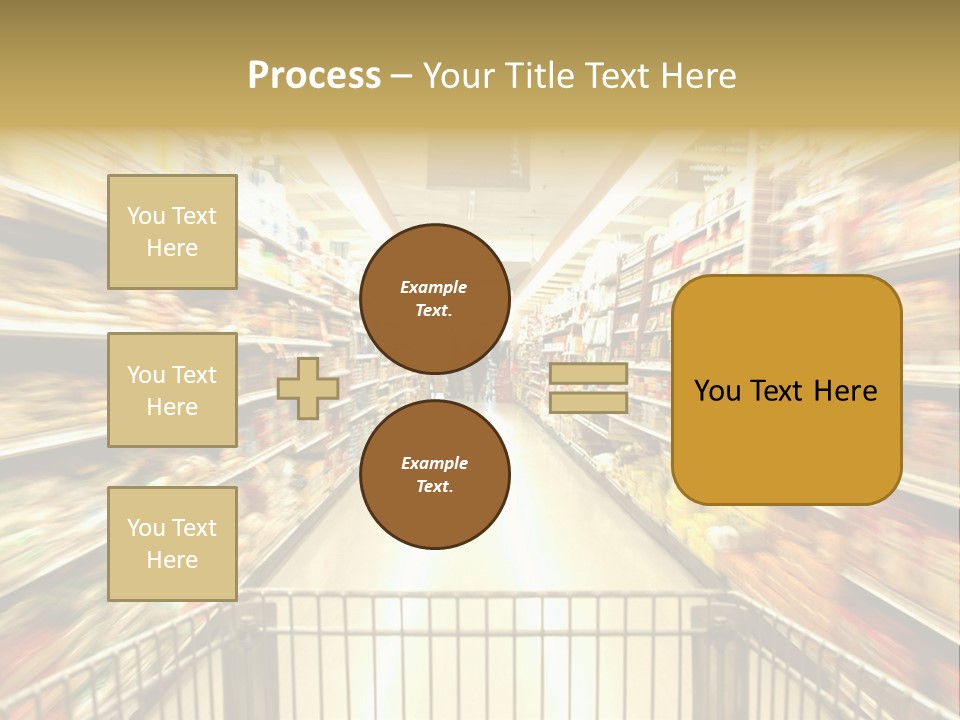 Supermarket Blur PowerPoint Template