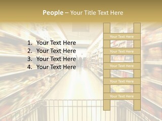 Supermarket Blur PowerPoint Template