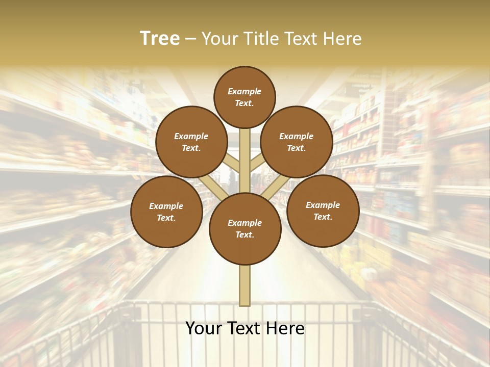 Supermarket Blur PowerPoint Template