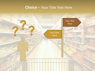 Supermarket Blur PowerPoint Template