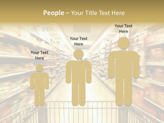 Supermarket Blur PowerPoint Template