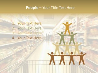 Supermarket Blur PowerPoint Template
