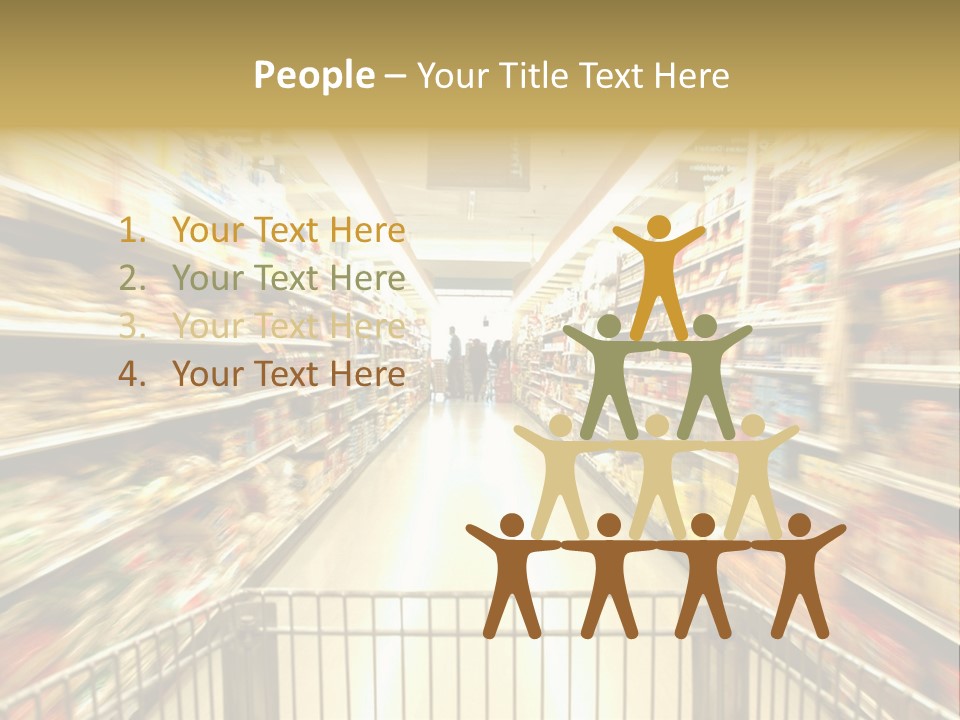 Supermarket Blur PowerPoint Template