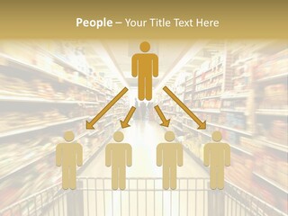 Supermarket Blur PowerPoint Template