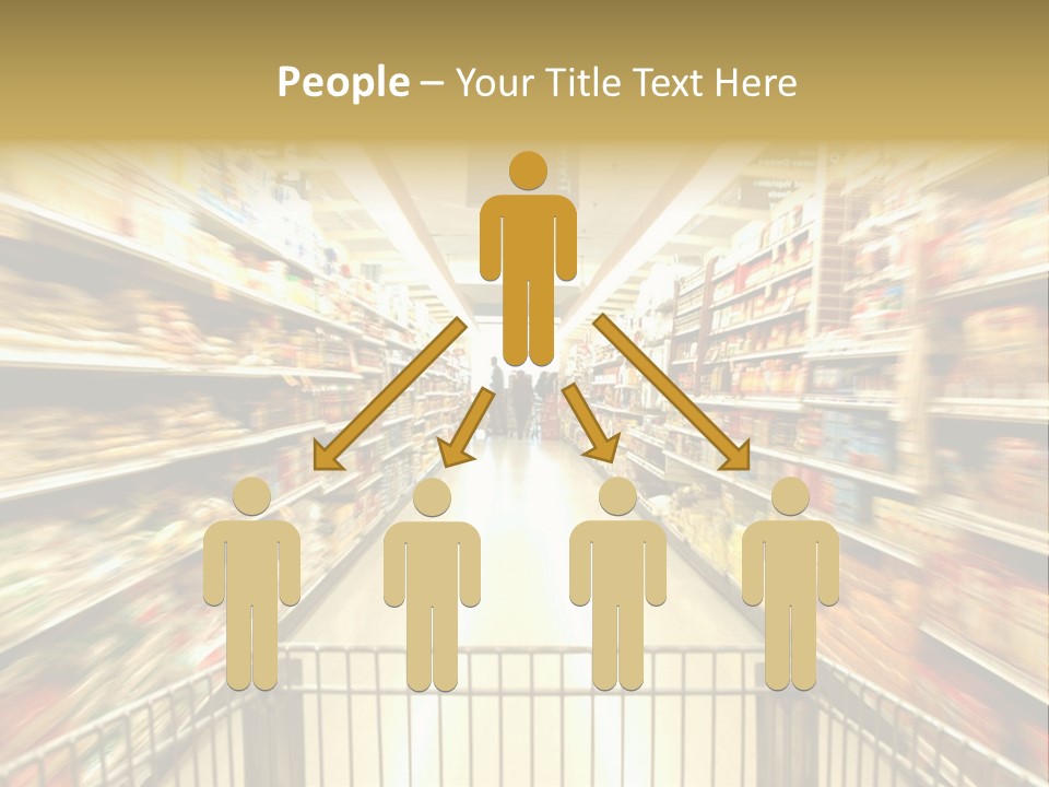 Supermarket Blur PowerPoint Template