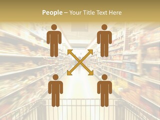 Supermarket Blur PowerPoint Template