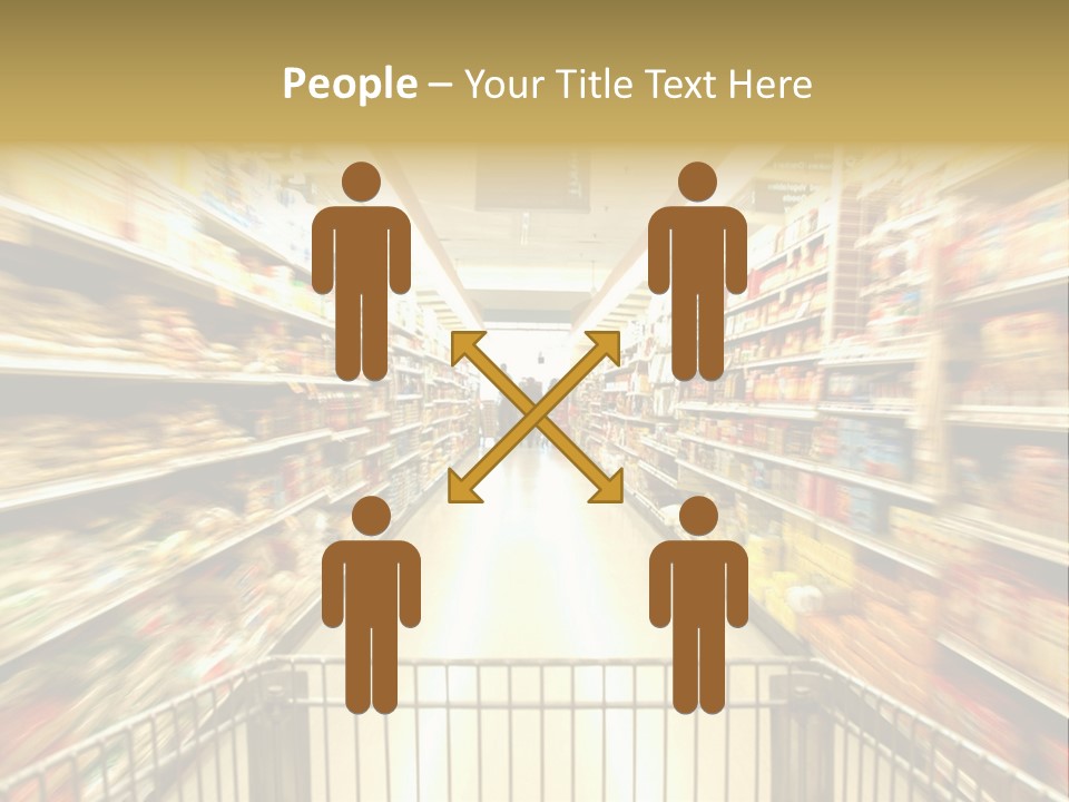 Supermarket Blur PowerPoint Template
