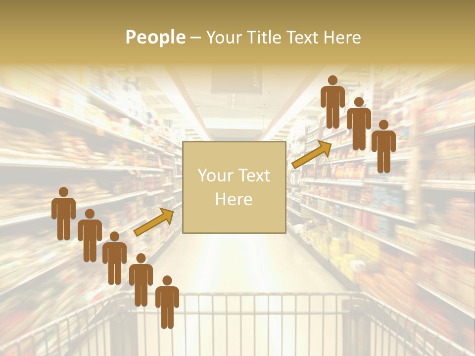 Supermarket Blur PowerPoint Template