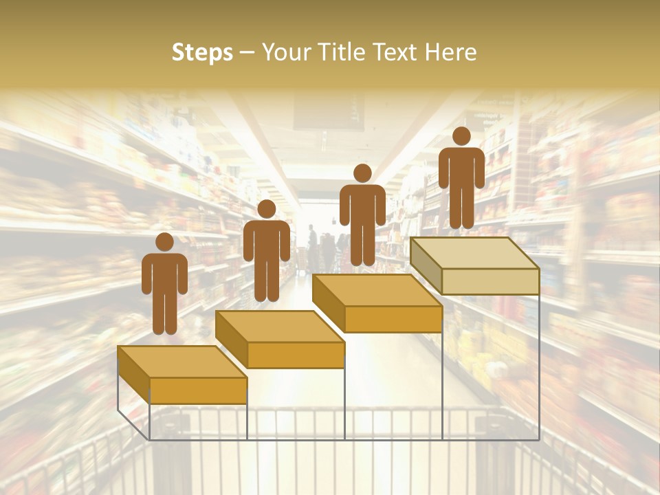 Supermarket Blur PowerPoint Template