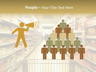 Supermarket Blur PowerPoint Template