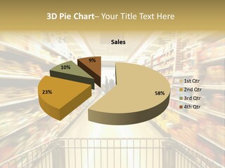 Supermarket Blur PowerPoint Template