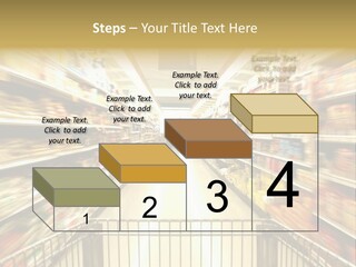 Supermarket Blur PowerPoint Template