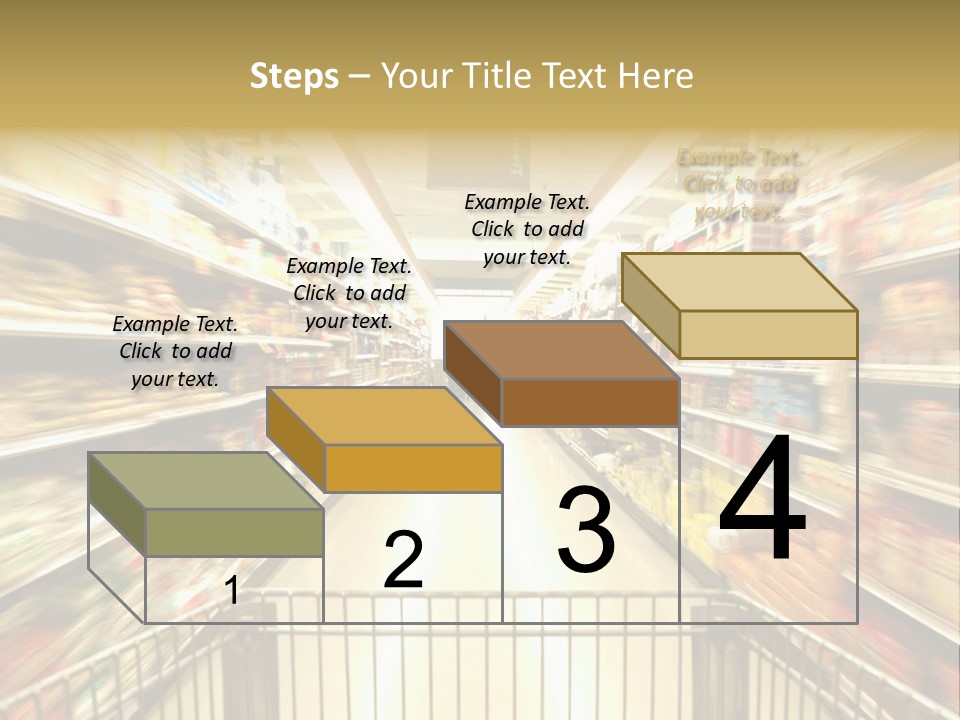 Supermarket Blur PowerPoint Template