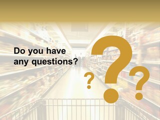 Supermarket Blur PowerPoint Template