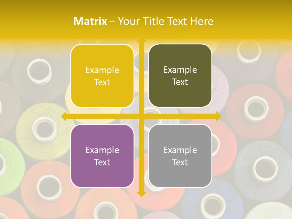 Thread Pattern PowerPoint Template