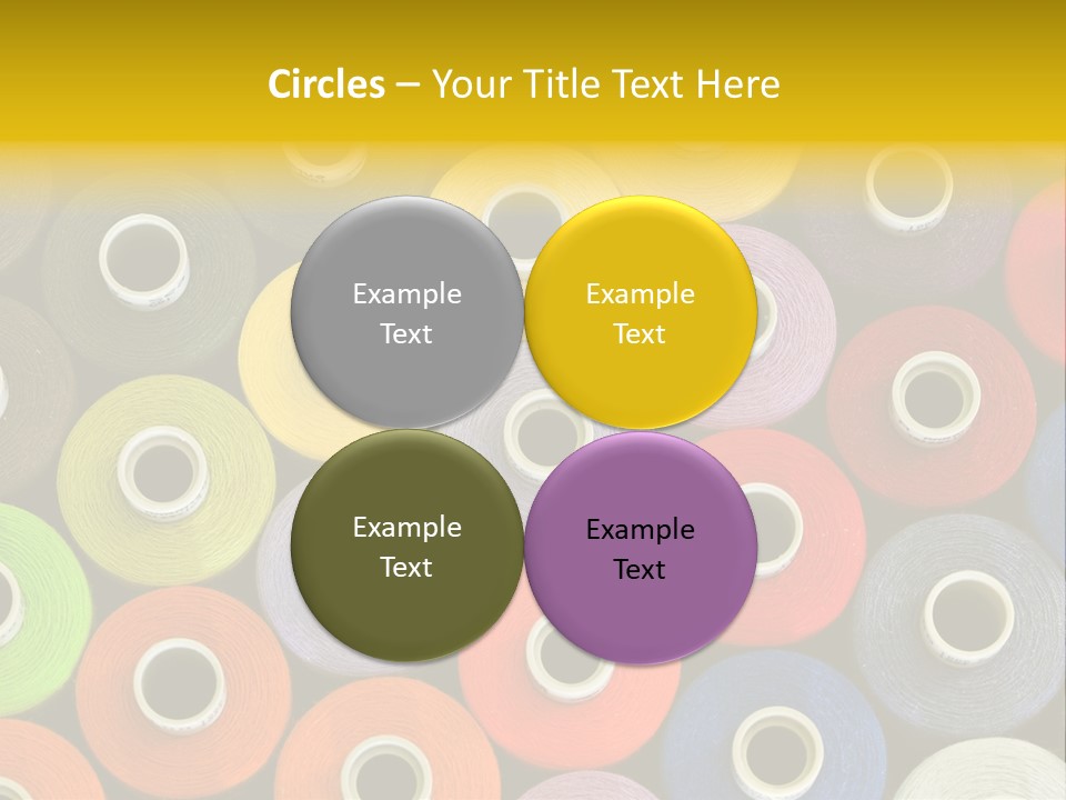 Thread Pattern PowerPoint Template