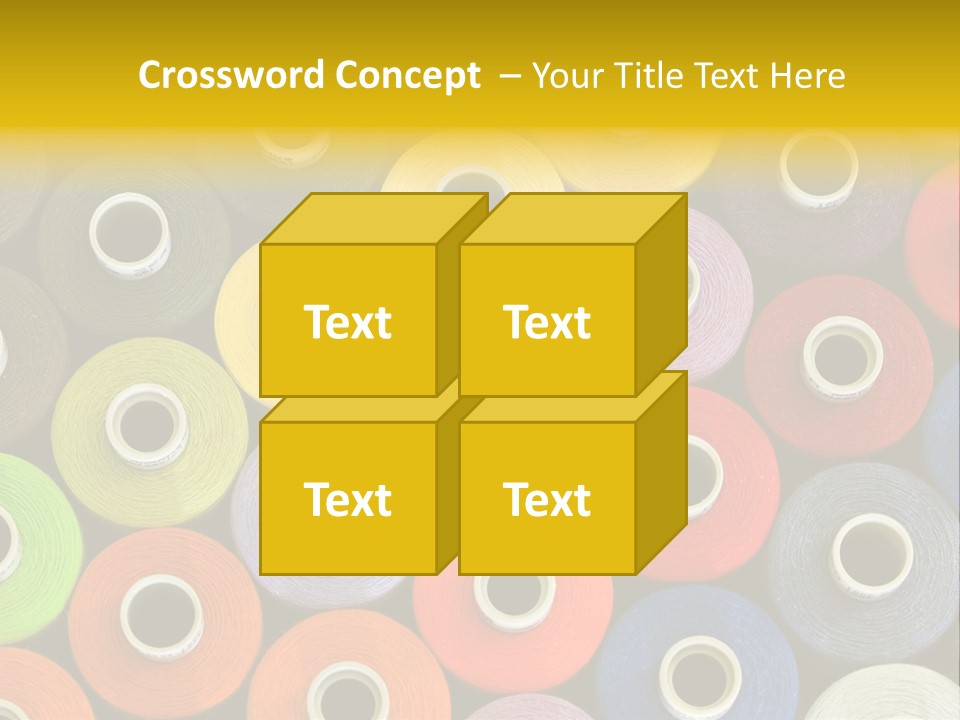 Thread Pattern PowerPoint Template