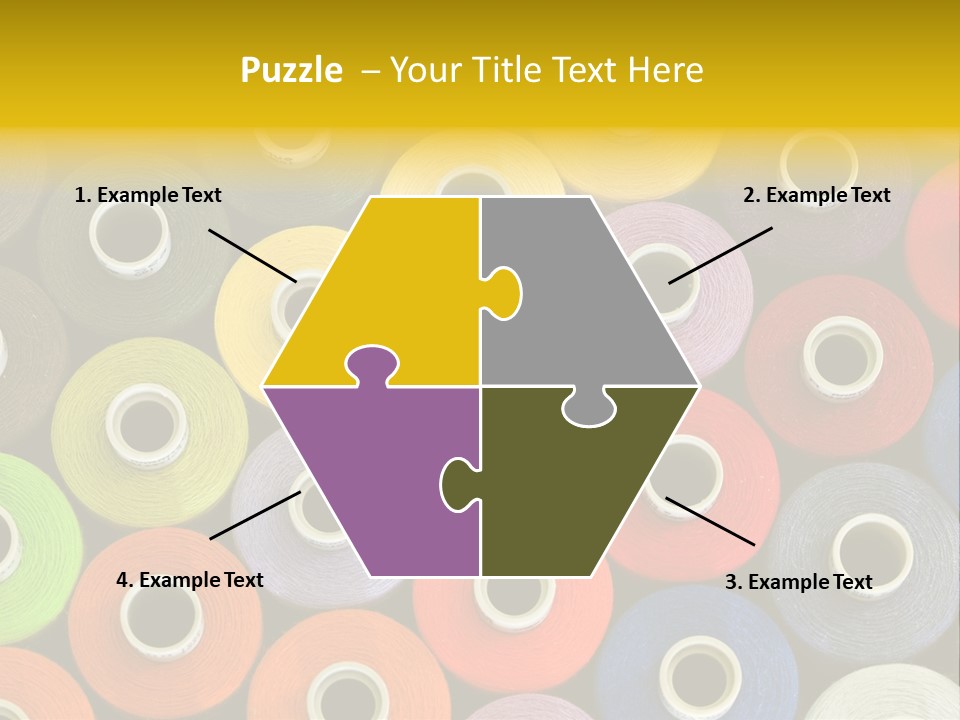 Thread Pattern PowerPoint Template