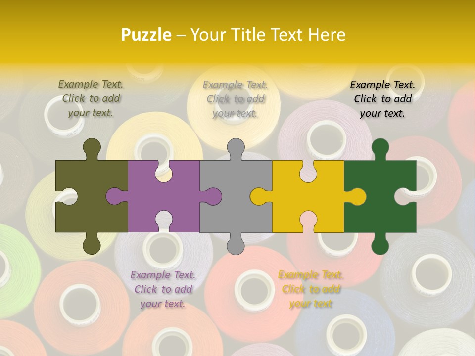 Thread Pattern PowerPoint Template