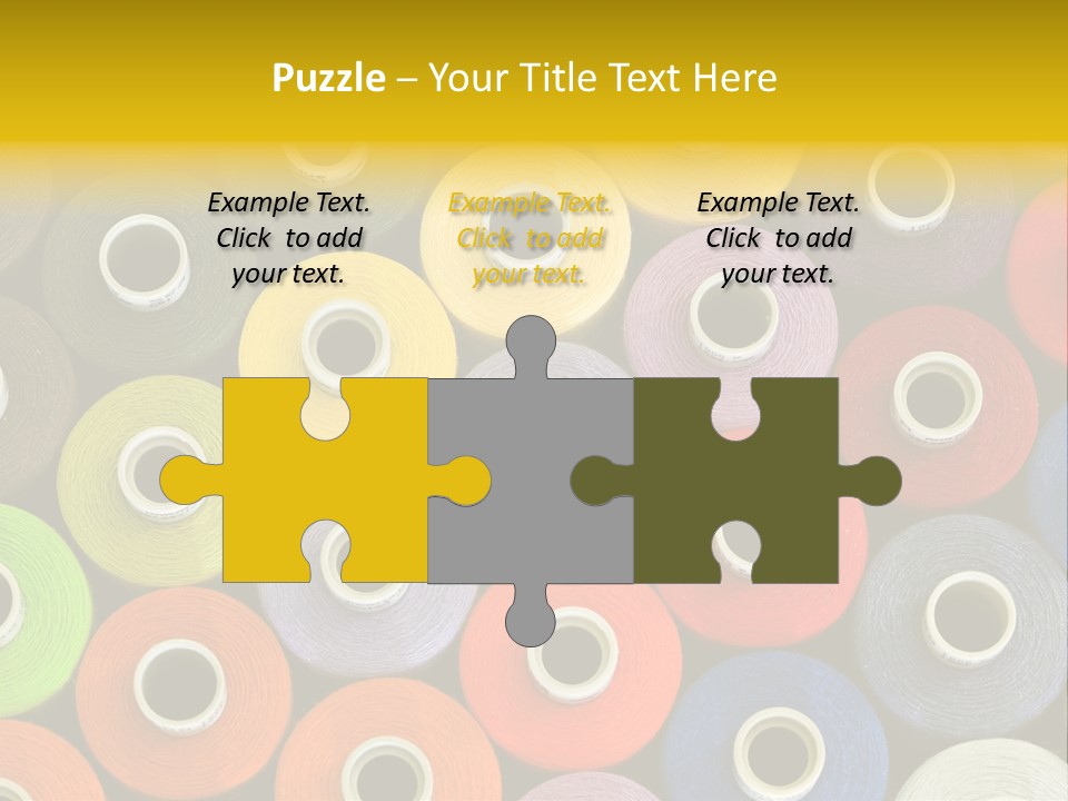 Thread Pattern PowerPoint Template