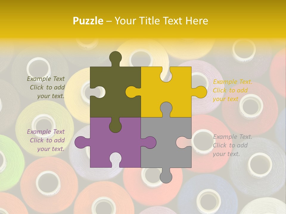 Thread Pattern PowerPoint Template