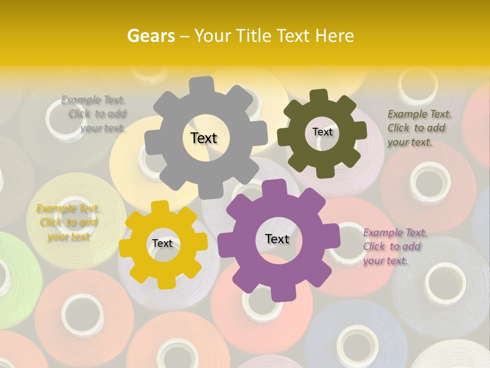 Thread Pattern PowerPoint Template