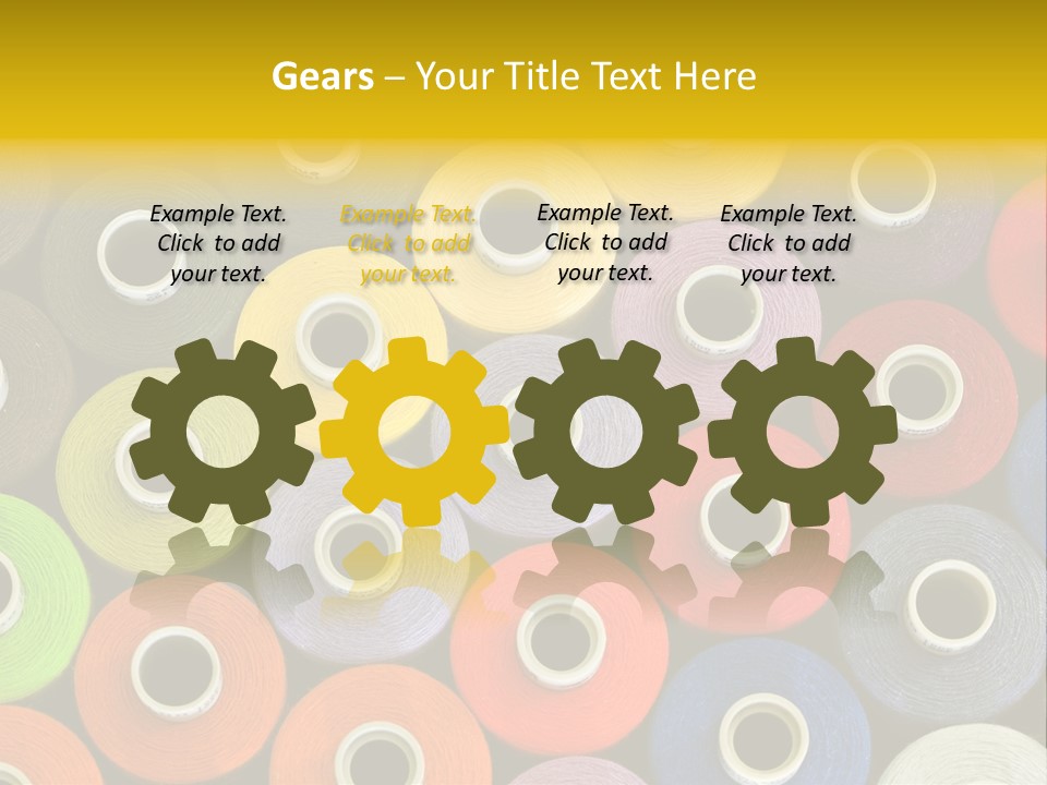 Thread Pattern PowerPoint Template