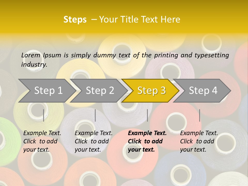 Thread Pattern PowerPoint Template