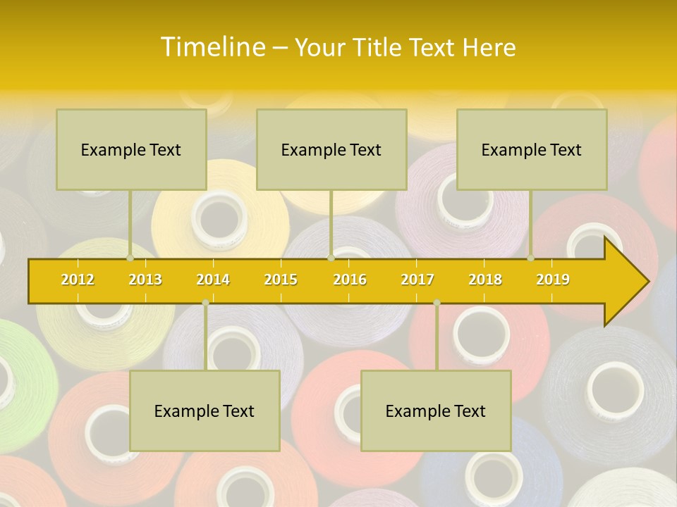 Thread Pattern PowerPoint Template