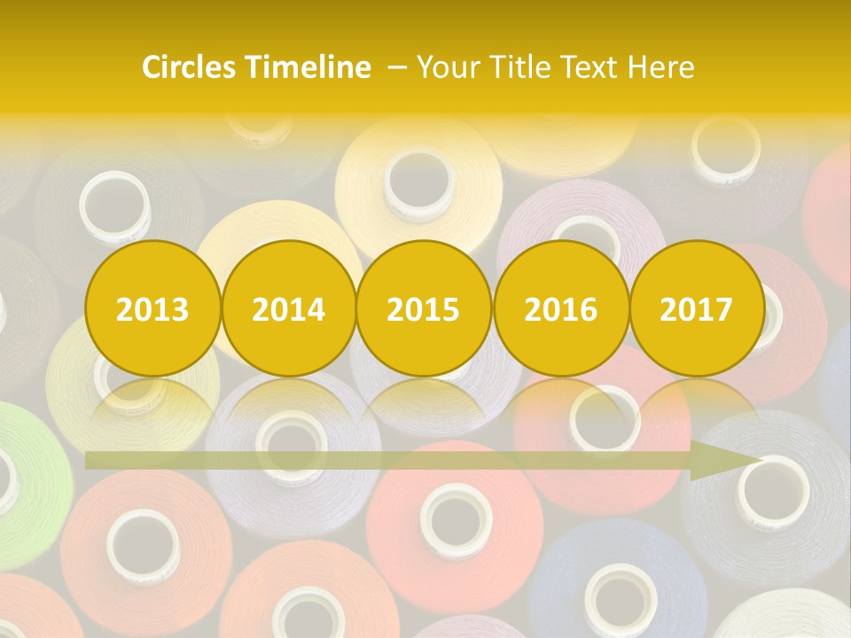 Thread Pattern PowerPoint Template