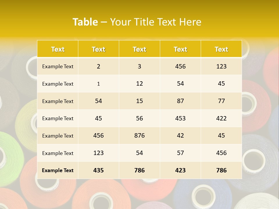 Thread Pattern PowerPoint Template