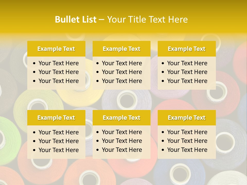 Thread Pattern PowerPoint Template