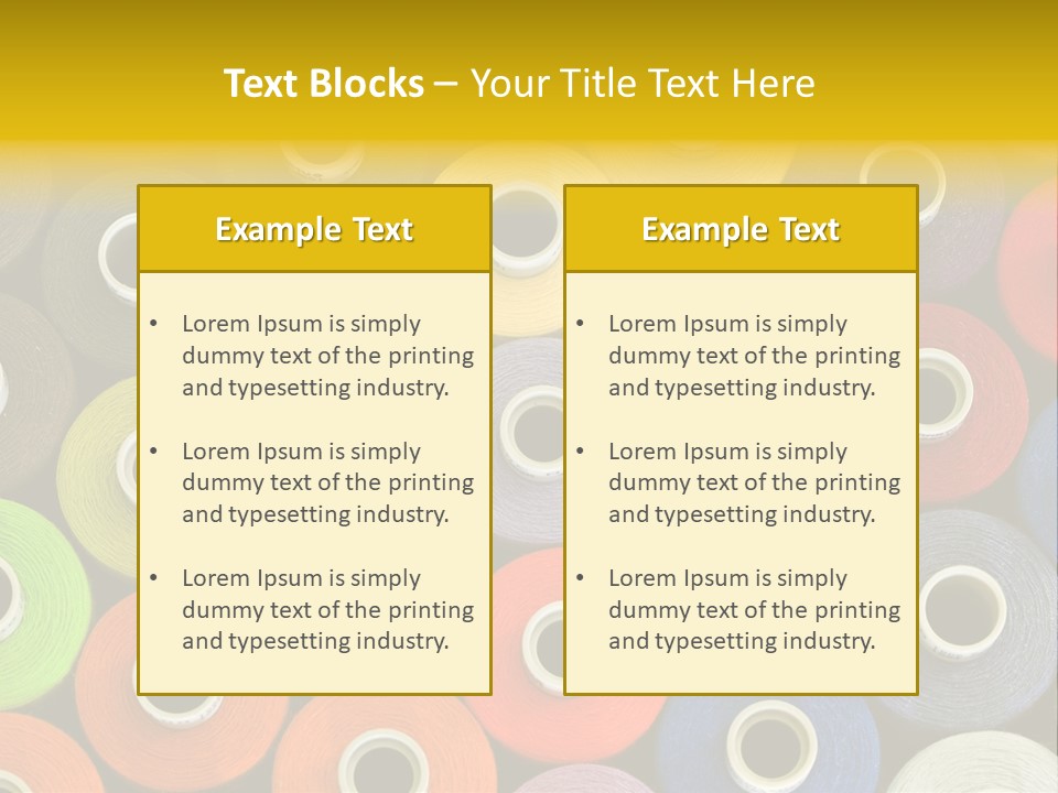 Thread Pattern PowerPoint Template
