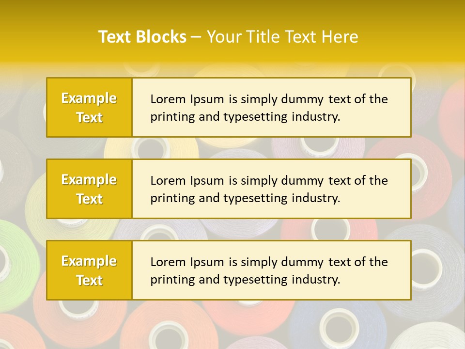 Thread Pattern PowerPoint Template