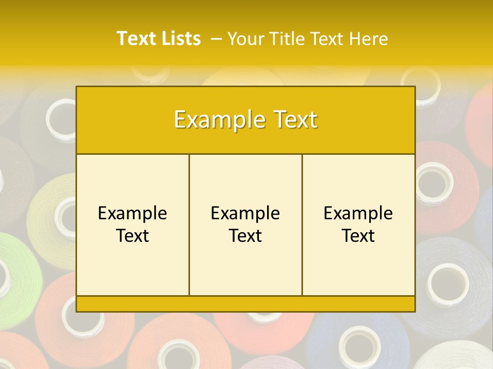Thread Pattern PowerPoint Template