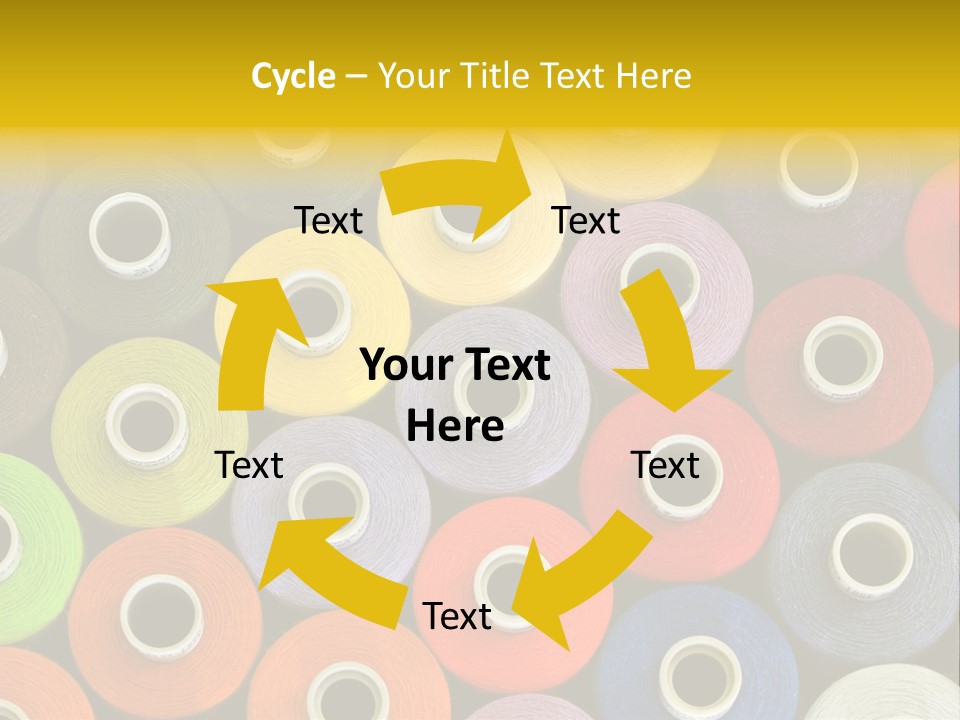 Thread Pattern PowerPoint Template