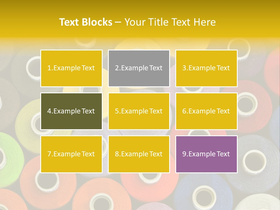 Thread Pattern PowerPoint Template