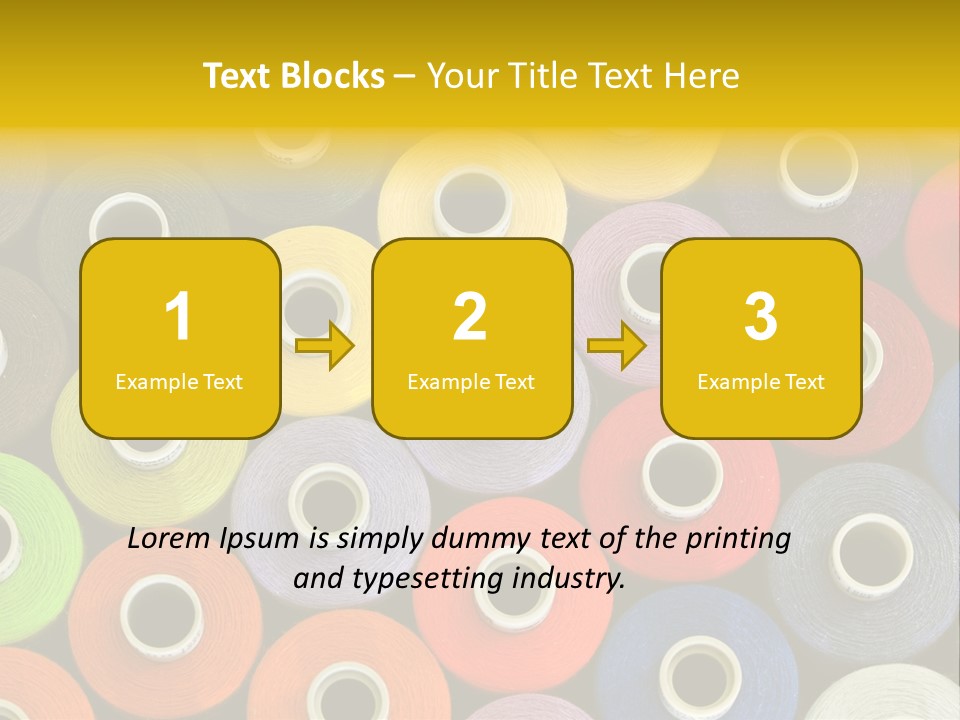 Thread Pattern PowerPoint Template