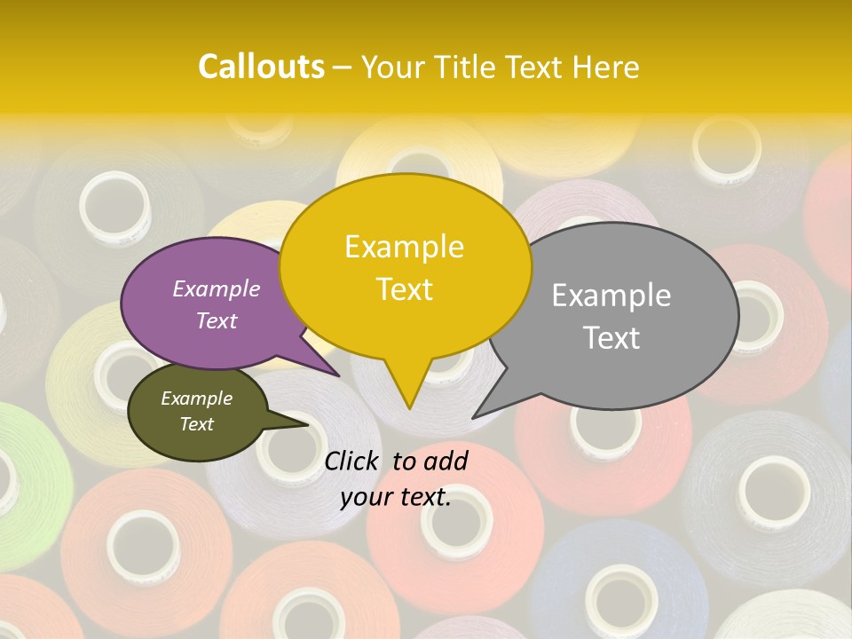 Thread Pattern PowerPoint Template