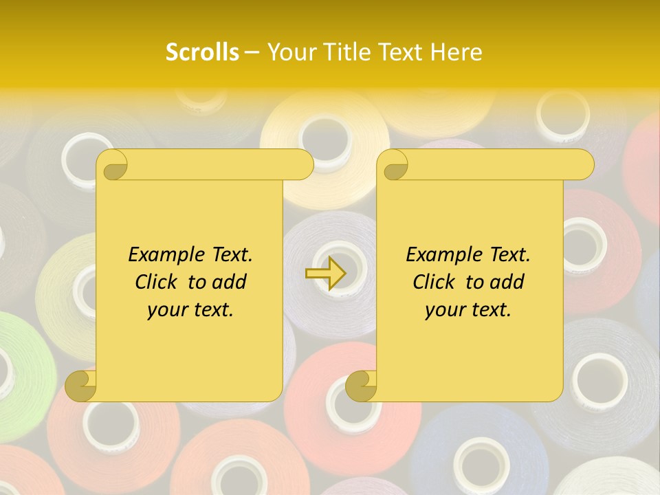 Thread Pattern PowerPoint Template