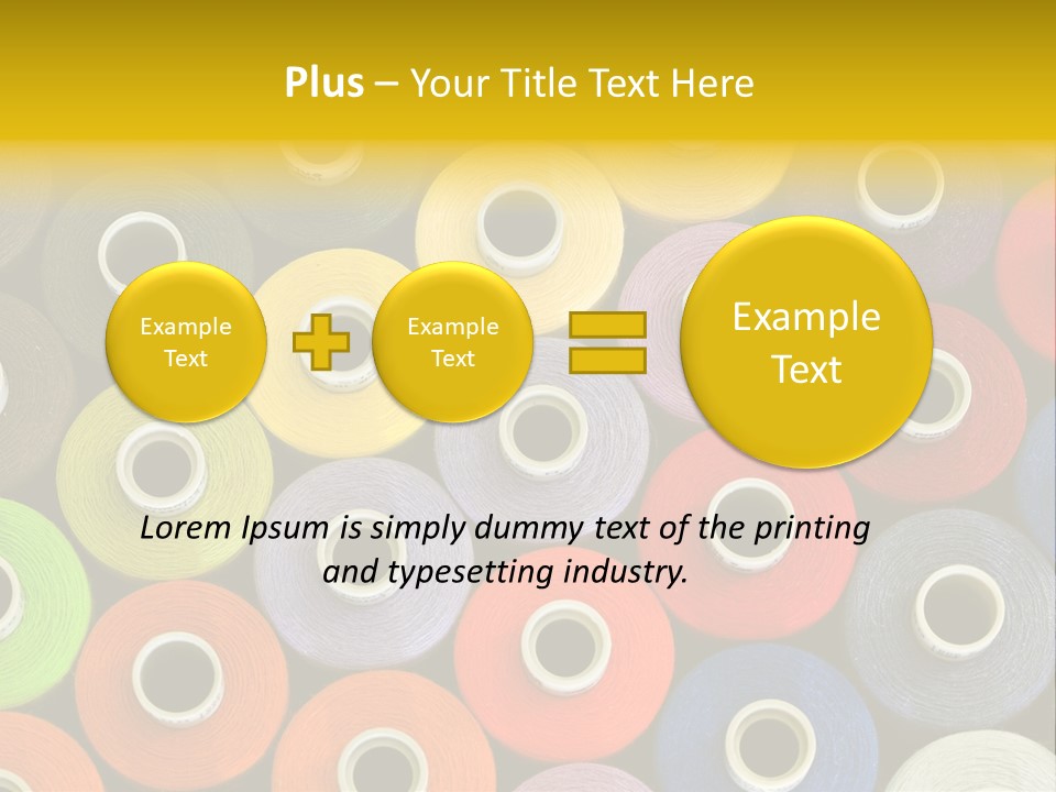 Thread Pattern PowerPoint Template