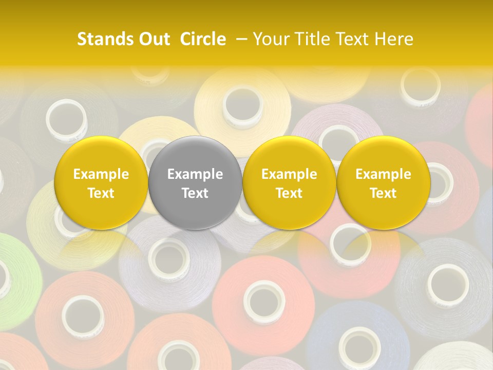 Thread Pattern PowerPoint Template