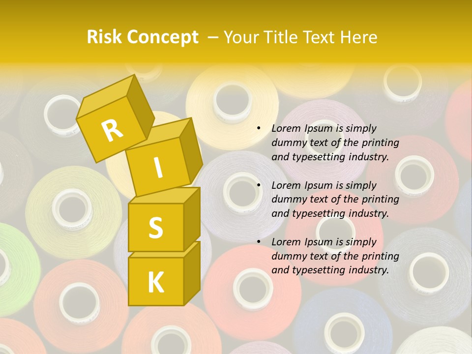 Thread Pattern PowerPoint Template