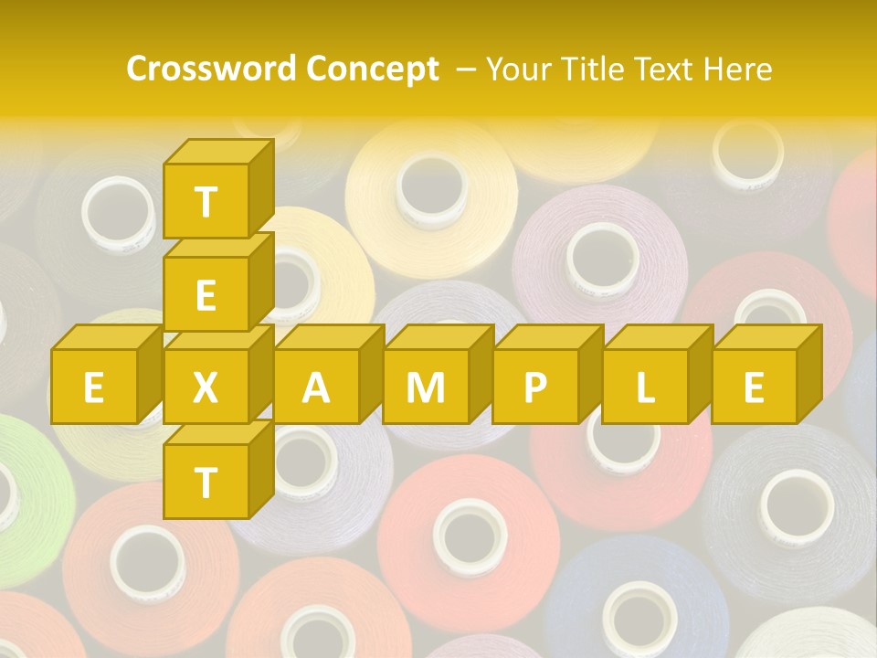 Thread Pattern PowerPoint Template